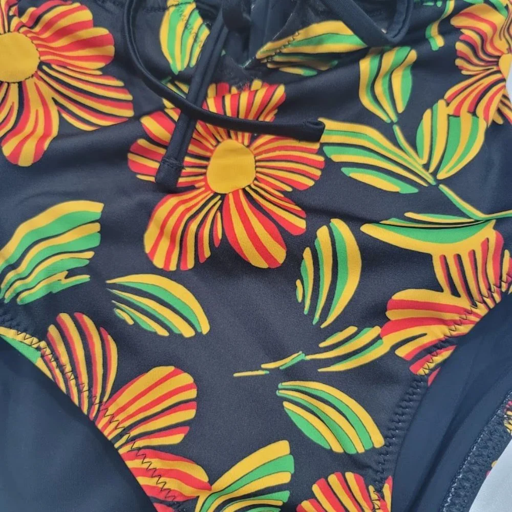 Solid & Striped The Paula One Piece in Groovy Floral Size X-Small - Picture 3 of 10